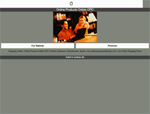 Tablet Screenshot of onlineproductsonlineopo.com